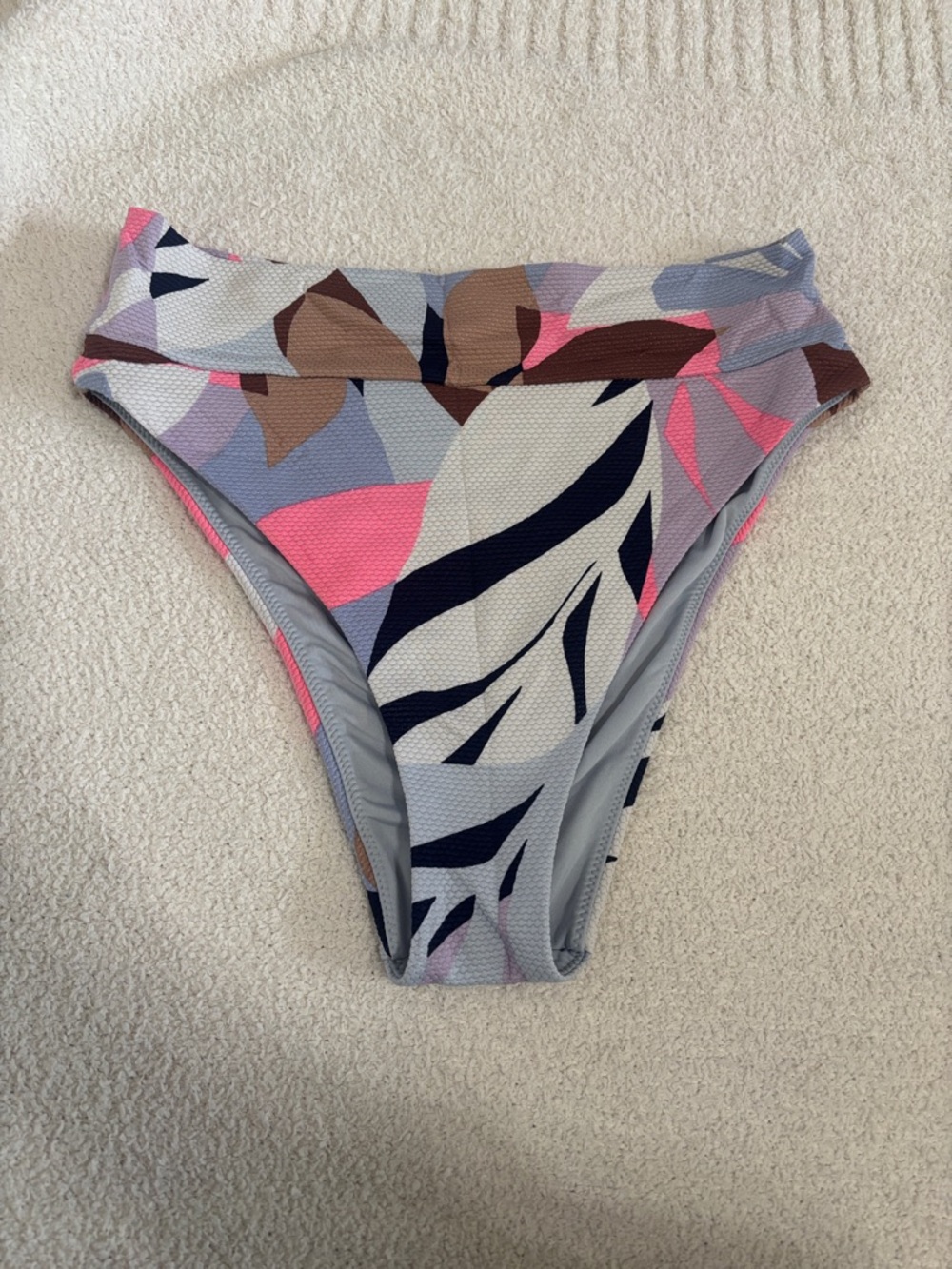 Aerie Textured High-Waist Bikini Bottoms
